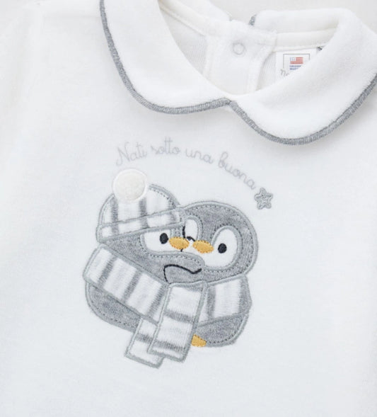 Original Marines Βρεφικό Set με Πιγκουίνους FF25