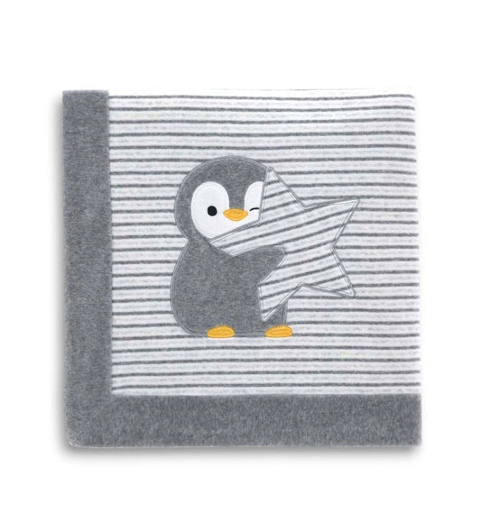 Original Marines Βρεφική Κουβερτούλα Πιγκουίνος με Αστέρι FF25