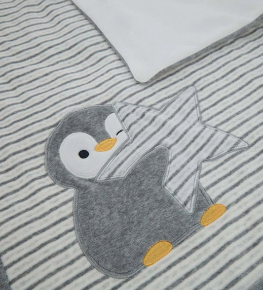 Original Marines Βρεφική Κουβερτούλα Πιγκουίνος με Αστέρι FF25