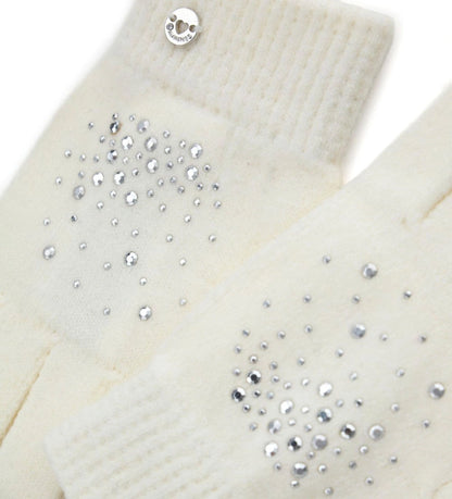 Μαγικά γάντια με τεχνολογία αφής, διακοσμημένα με στρας και χάντρες. Επιτρέπουν τη χρήση συσκευών αφής χωρίς να τα αφαιρείτε, προσφέροντας άνεση και στυλ στις κρύες μέρες.