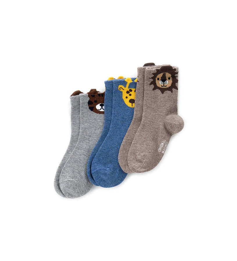 Σετ τριών ζευγαριών καλτσών με σχέδιο jacquard. Άνετες, ευέλικτες και ιδανικές για κάθε περίσταση.