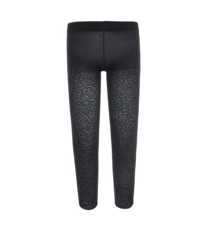 Καλσόν από μικροΐνα με σχέδιο και λεπτομέρειες λούρεξ. Άνετα, ζεστά και ιδανικά για ιδιαίτερες περιστάσεις.