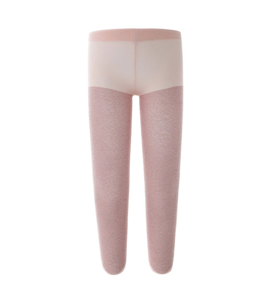 Καλσόν από μικροΐνα με σχέδιο και λεπτομέρειες λούρεξ. Άνετα, ζεστά και ιδανικά για ιδιαίτερες περιστάσεις.