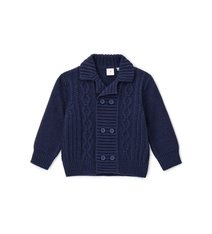 Ζακέτα από μάλλινο μείγμα με γιακά σάλι, ριμπ τελείωμα και κουμπιά μπροστά. Ένα ζεστό και κομψό ρούχο, ιδανικό για τις πιο στιλάτες εμφανίσεις.