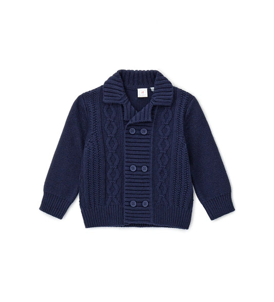 Ζακέτα από μάλλινο μείγμα με γιακά σάλι, ριμπ τελείωμα και κουμπιά μπροστά. Ένα ζεστό και κομψό ρούχο, ιδανικό για τις πιο στιλάτες εμφανίσεις.