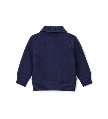 Ζακέτα από μάλλινο μείγμα με γιακά σάλι, ριμπ τελείωμα και κουμπιά μπροστά. Ένα ζεστό και κομψό ρούχο, ιδανικό για τις πιο στιλάτες εμφανίσεις.