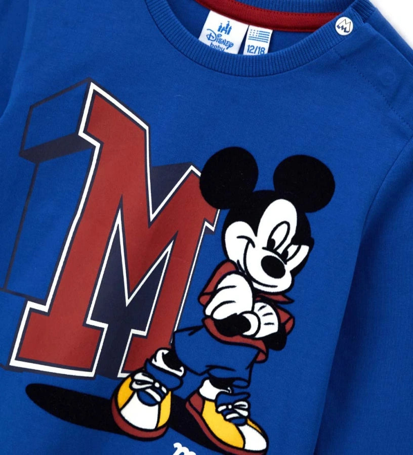 Μπλούζα Disney σε ανοιχτό μπλε χρώμα με μακριά μανίκια, στρογγυλή λαιμόκοψη και ριμπ τελειώματα. Με αποκλειστικό τύπωμα στο μπροστινό και πίσω μέρος, για μια διασκεδαστική και εμβληματική καθημερινή εμφάνιση!