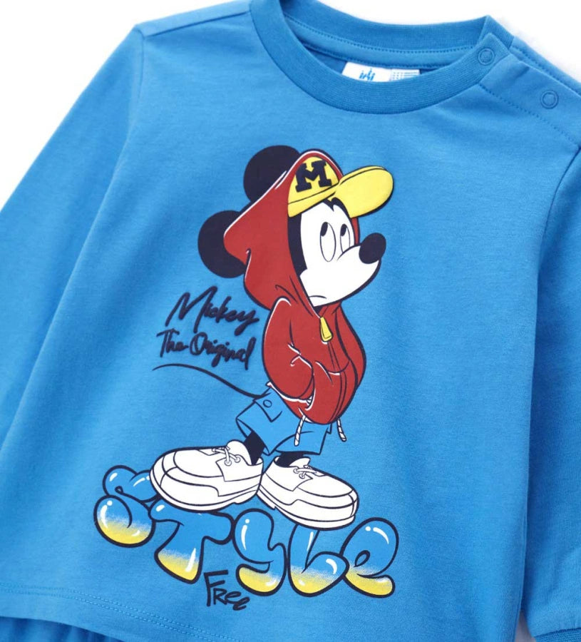 Original Marines Πιτζάμες Μπλε Mickey Mouse FF25