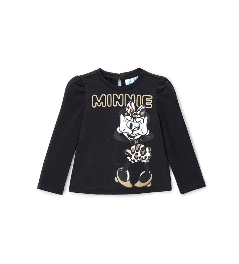 Original Marines Μπλούζα Minnie Μαύρη Μακρυμάνικη FF25