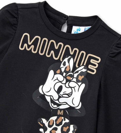 Original Marines Μπλούζα Minnie Μαύρη Μακρυμάνικη FF25