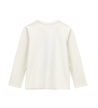 Παιδική μπλούζα Disney Stitch από ελαστικό βαμβάκι με μακριά μανίκια και στρογγυλή λαιμόκοψη. Διακοσμημένη με τύπωμα του Stitch στο μπροστινό μέρος και λαμπερές foil λεπτομέρειες, προσφέρει χαριτωμένο και μοντέρνο στυλ για κάθε μέρα.