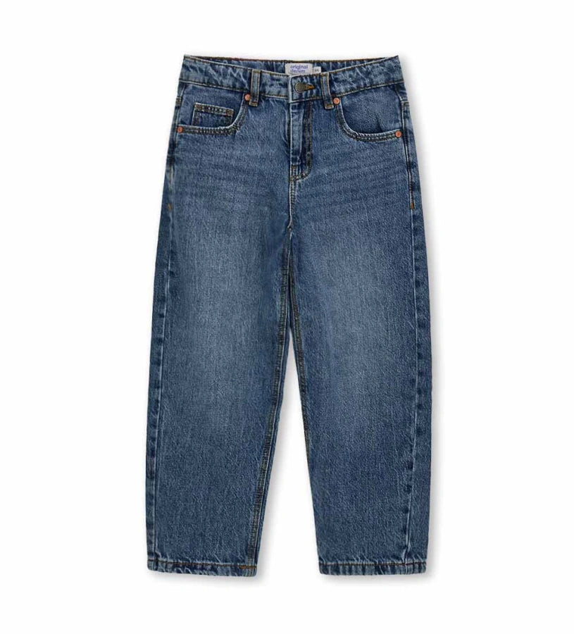 αγορίστικο μπλε βαμβακερό τζιν παντελόνι baggy Original Marines για αγόρια 5 έως 14 ετών.