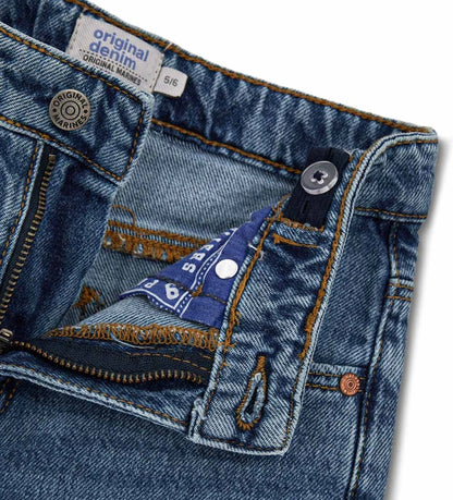 αγορίστικο μπλε βαμβακερό τζιν παντελόνι baggy Original Marines για αγόρια 5 έως 14 ετών.