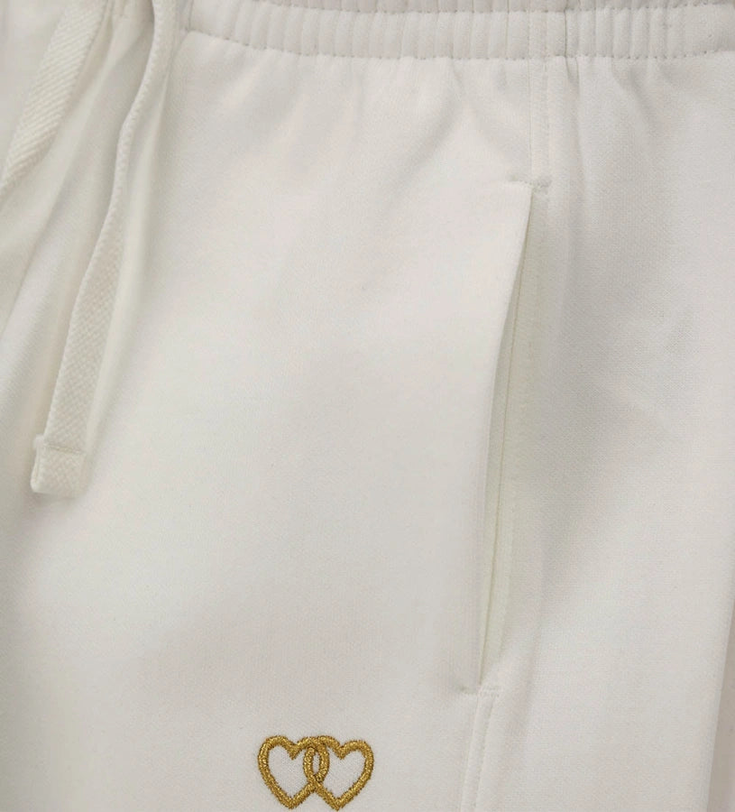 κοριτσίστικο λευκό φούτερ παντελόνι jogger barrel Original Marines.