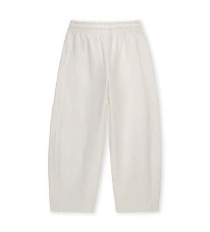 κοριτσίστικο λευκό φούτερ παντελόνι jogger barrel Original Marines.