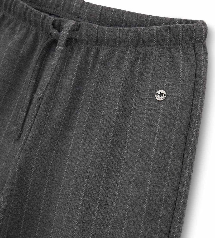κοριτσίστικο ριγέ πλεκτό παντελόνι Original Marines με ελαστική μέση και κορδόνι.
