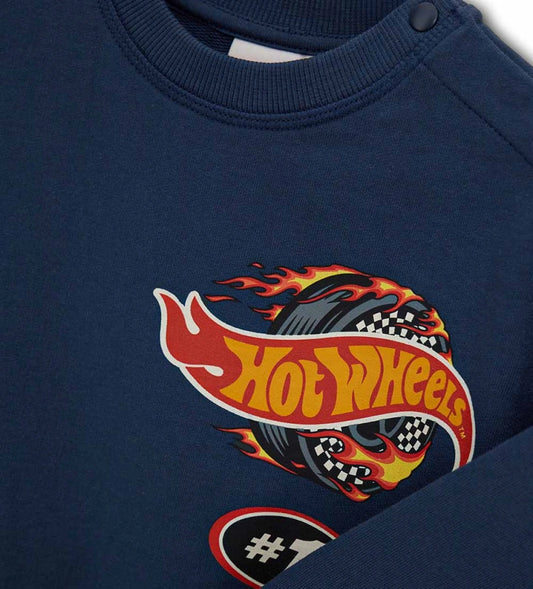 Αγορίστικο Βαμβακερό Φούτερ Hot Wheels