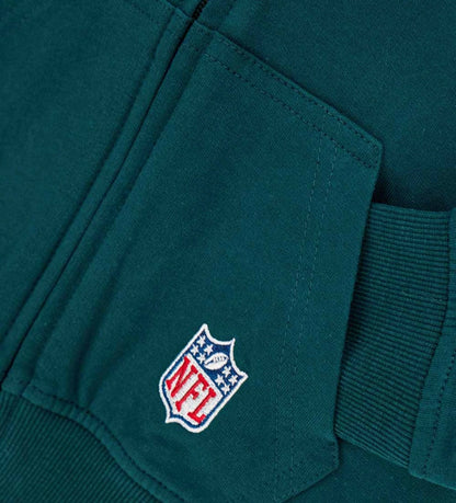 πράσινη αγορίστικη ζακέτα φούτερ Original Marines NFL Eagles με κουκούλα και φερμουάρ.