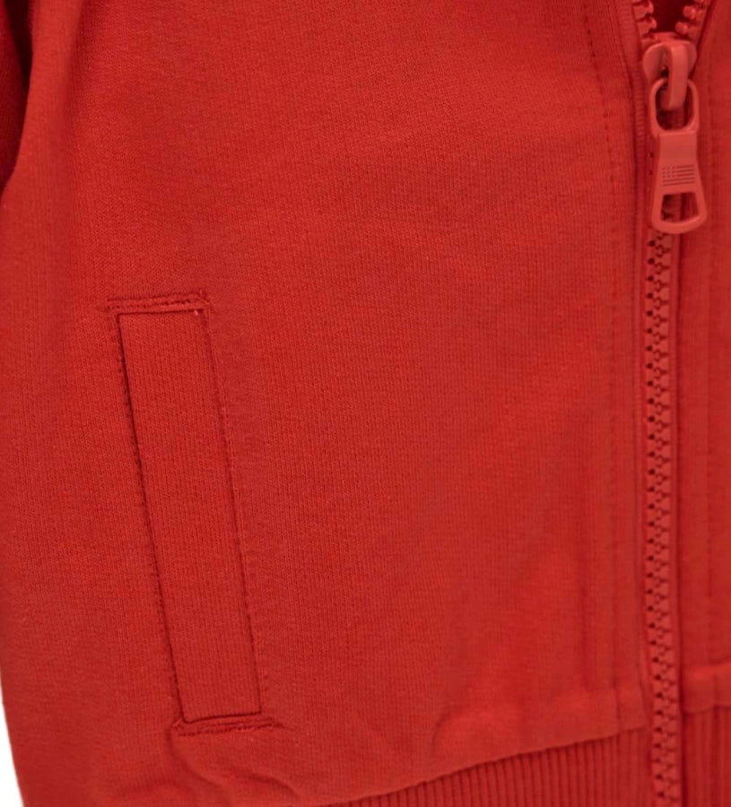 Η "casual" εφαρμογή και τα ριμπ τελειώματα της παιδικής ζακέτας για ηλικίες 6m-5y.