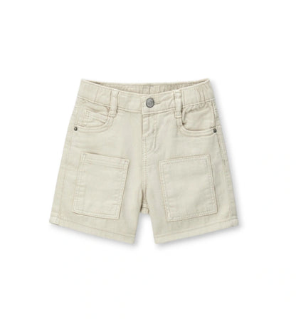 Παιδική βερμούδα για αγόρι από 100% βαμβάκι με ελαστική μέση και τσέπες.