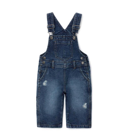 Παιδική τζιν σαλοπέτα για αγόρι 6 μηνών έως 5 ετών από 100% βαμβάκι Original Marines.
