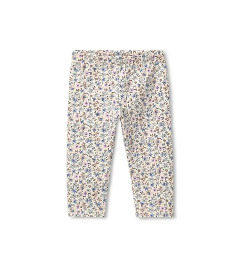 Κοριτσίστικο κολάν Original Marines με all-over τύπωμα denim εφέ και σχέδια με λουλούδια.