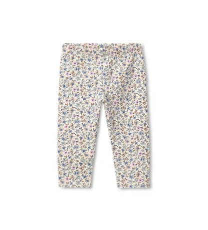 Κοριτσίστικο κολάν Original Marines με all-over τύπωμα denim εφέ και σχέδια με λουλούδια.