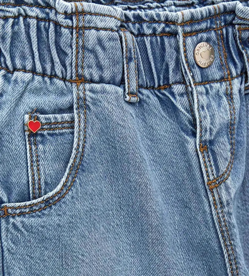 Λεπτομέρεια από τις καρδιές του παιδικού τζιν Original Marines.