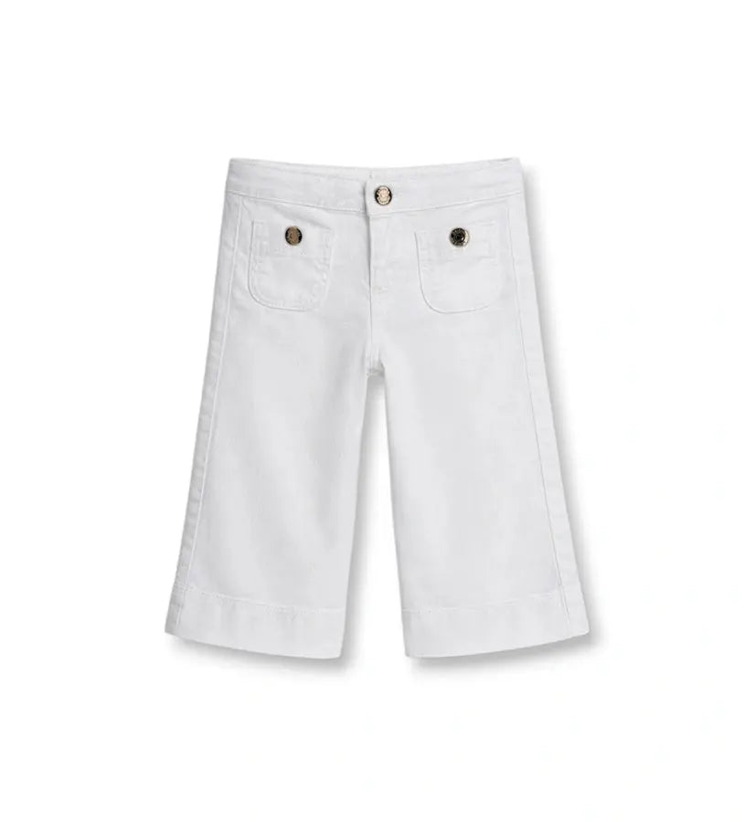 Παιδικό παντελόνι για κορίτσι βαμβακερό με τσέπες και ελαστική μέση.