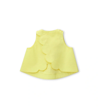 Το ανάλαφρο βαμβακερό ύφασμα nido d'ape στην παιδική μπλούζα για ηλικίες 6m-5y