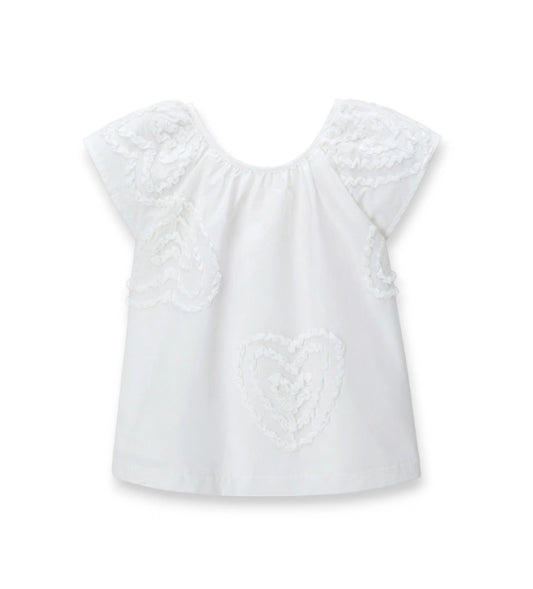 Παιδικό Φόρεμα Ποπλίνα για Κορίτσι με Βολάν