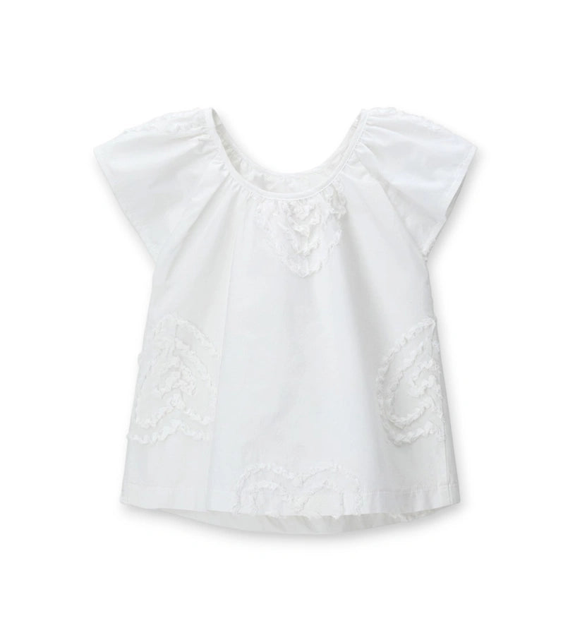 Παιδικό Φόρεμα Ποπλίνα για Κορίτσι με Βολάν