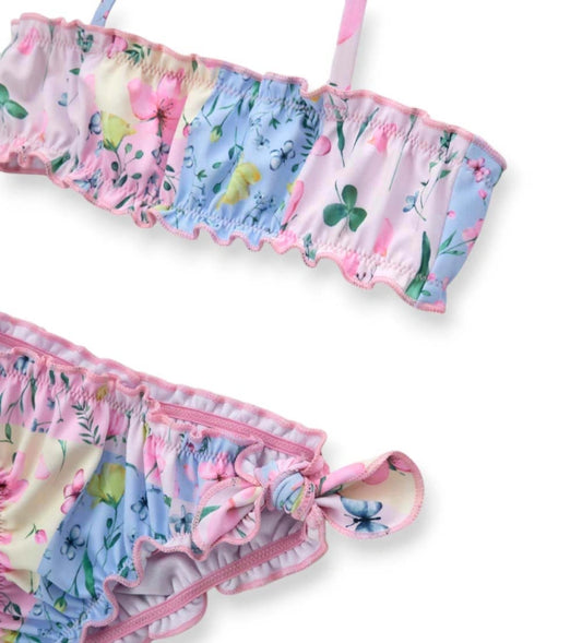 Το σλιπ του παιδικού μπικίνι με τους διακοσμητικούς κόμπους στα πλαϊνά για ηλικίες 6m-5y.