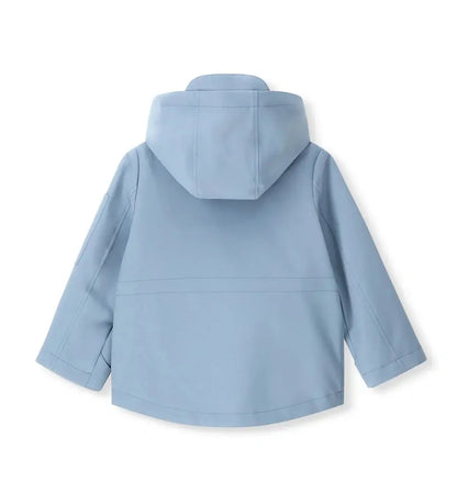 Η πίσω όψη του γαλάζιου αντιανεμικού jacket Original Marines για παιδιά.