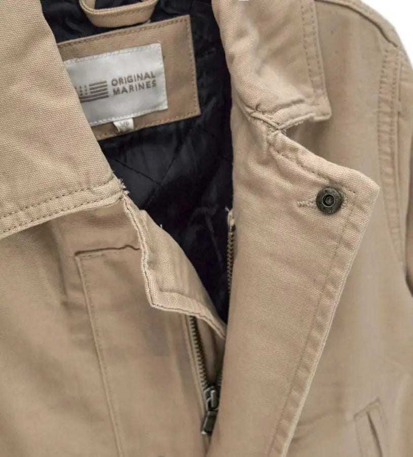 Η εσωτερική καπιτονέ επένδυση του βαμβακερού μπουφάν Original Marines για ηλικίες 5-14 ετών.