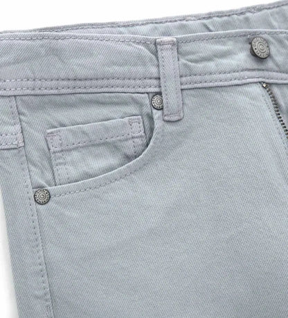 Παιδικό βαμβακερό παντελόνι Original Marines σε γκρι απόχρωση με φερμουάρ και κουμπί.