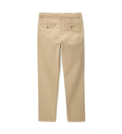 Παιδικό παντελόνι Chino Original Marines σε slim γραμμή με λοξές τσέπες σε μπεζ χρώμα.
