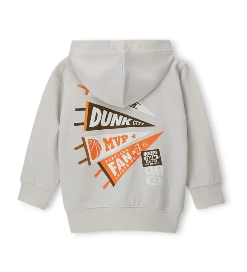 Η πίσω όψη του παιδικού hoodie Original Marines με το εντυπωσιακό τύπωμα.