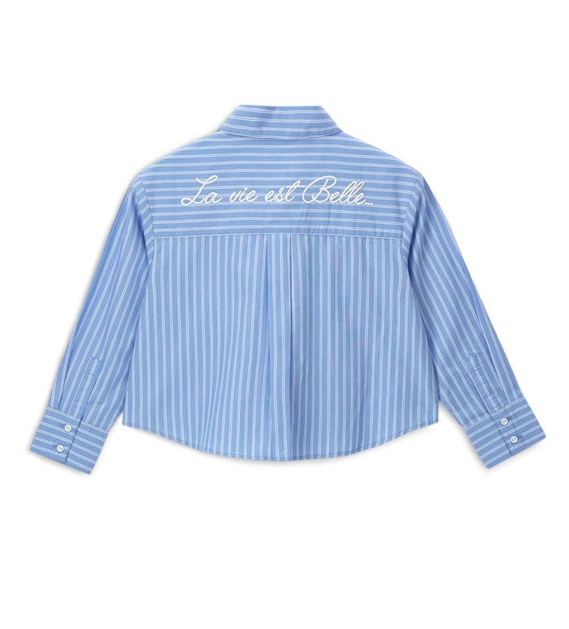 Η πίσω όψη του παιδικού πουκάμισου Original Marines με την εντυπωσιακή στάμπα.