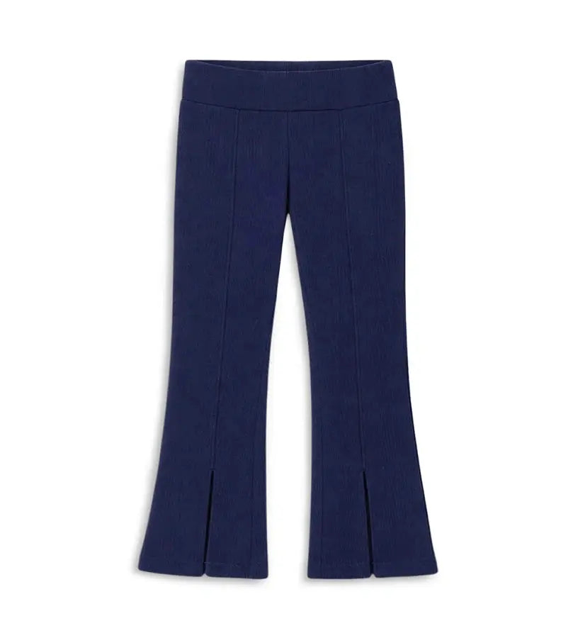 Κοριτσίστικο μπλε ριμπ κολάν καμπάνα Original Marines με διακοσμητικές ραφές μπροστά.