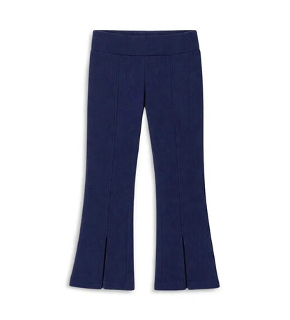 Κοριτσίστικο μπλε ριμπ κολάν καμπάνα Original Marines με διακοσμητικές ραφές μπροστά.