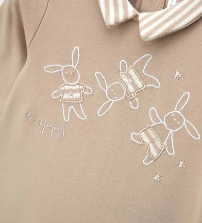 Κοντινό πλάνο στον γιακά και την ποιότητα της βαμβακερής ύφανσης της Original Marines.