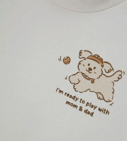 Βρεφικό λευκό κοντομάνικο body Original Marines με διακριτική στάμπα στο στήθος.