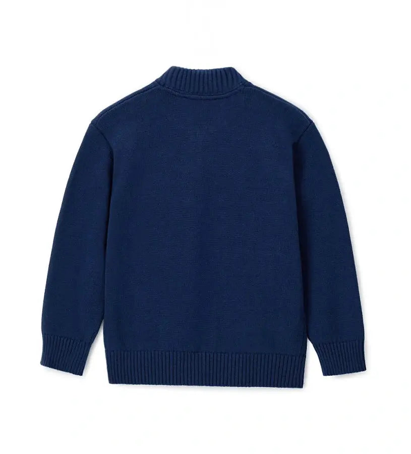 Η πίσω όψη του πλεκτού βαμβακερού sweater Original Marines για ηλικίες 5-14 ετών.