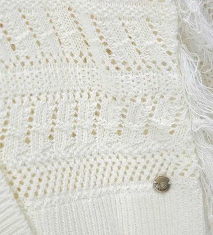 Παιδική Πλεκτή Ζακέτα για Κορίτσι με Κρόσσια  