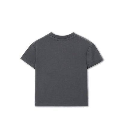 Παιδικό γκρι T-shirt Jurassic World για αγόρι με τύπωμα δεινοσαύρου Original Marines.