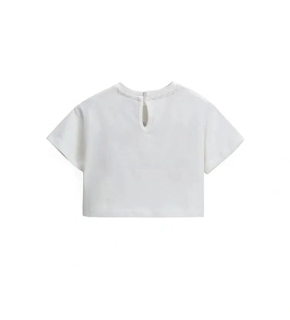 Η πίσω όψη της βαμβακερής stretch μπλούζας Original Marines για ηλικίες έως 5 ετών.