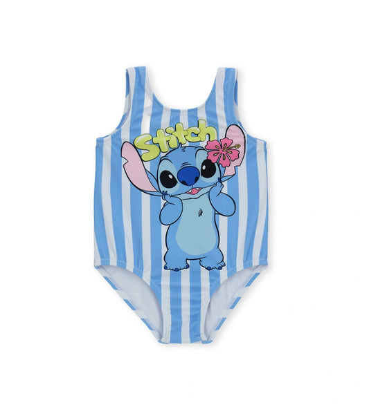 Κοριτσίστικο Ολόσωμο Μαγιό Disney Stitch με Glitter