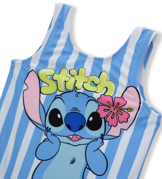 Κοριτσίστικο Ολόσωμο Μαγιό Disney Stitch με Glitter