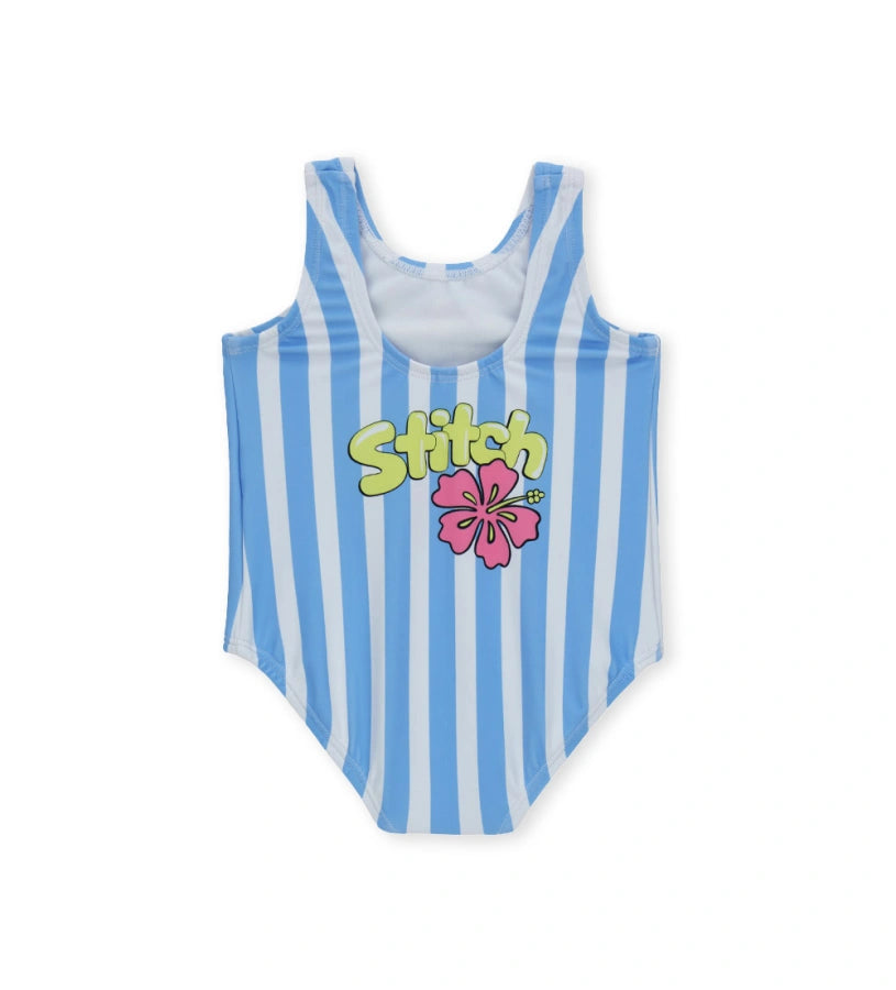 Κοριτσίστικο Ολόσωμο Μαγιό Disney Stitch με Glitter